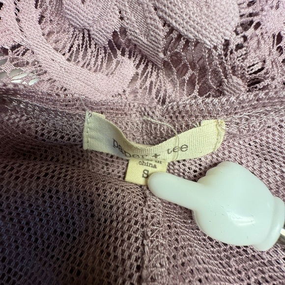 Boho Sheer Lace Cardigan bell sleeves size small - Picture 6 of 6